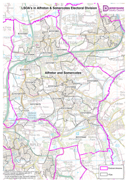 LSOA map - Ripley West & Heage