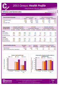 Link to Census Health profile - Staveley