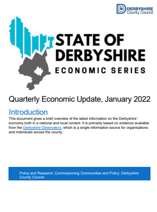 Derbyshire Economic Update, January 2022